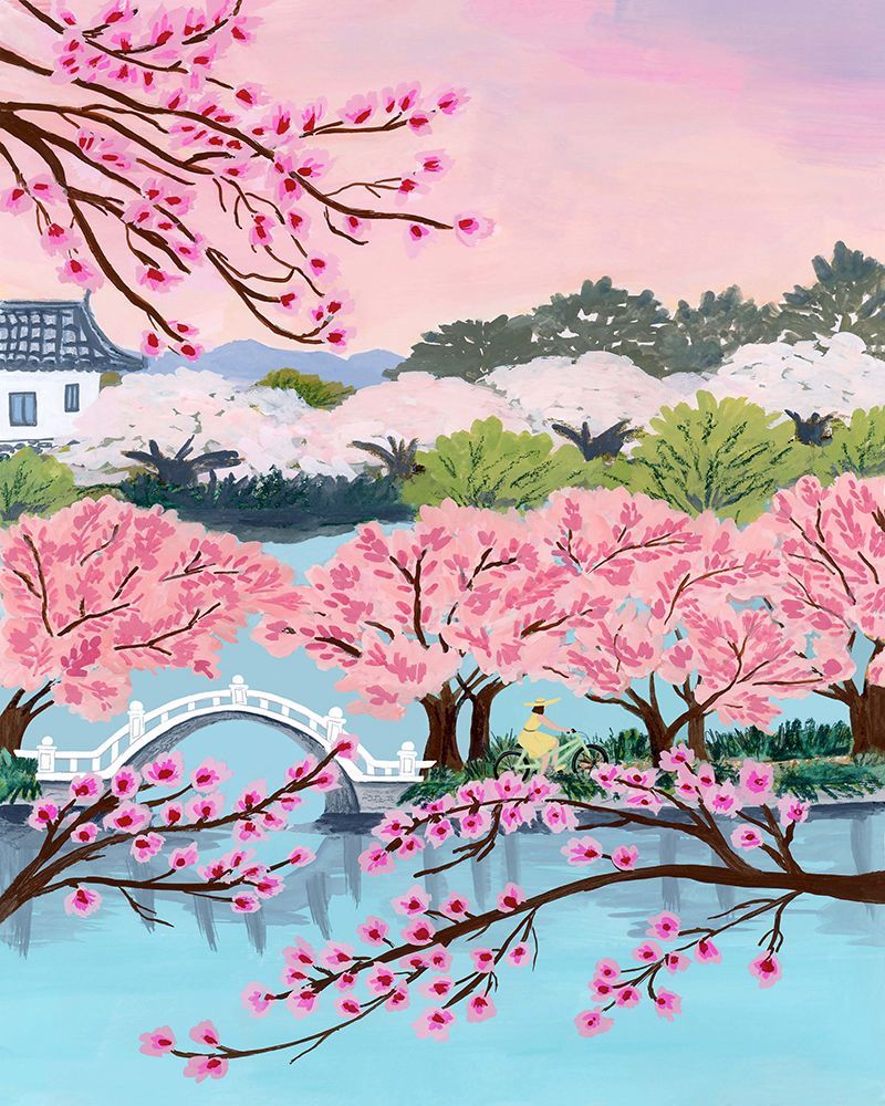 Blossom Ride art print by Sarah Gesek for $57.95 CAD