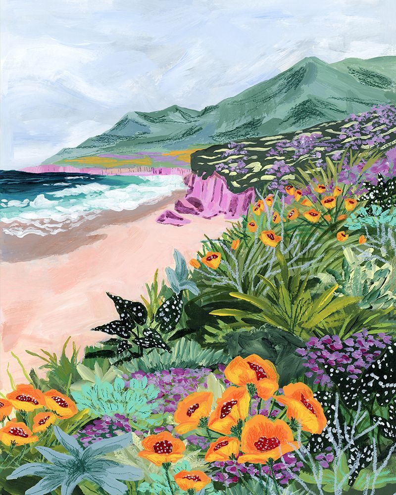 Coastal Bluffs art print by Sarah Gesek for $57.95 CAD