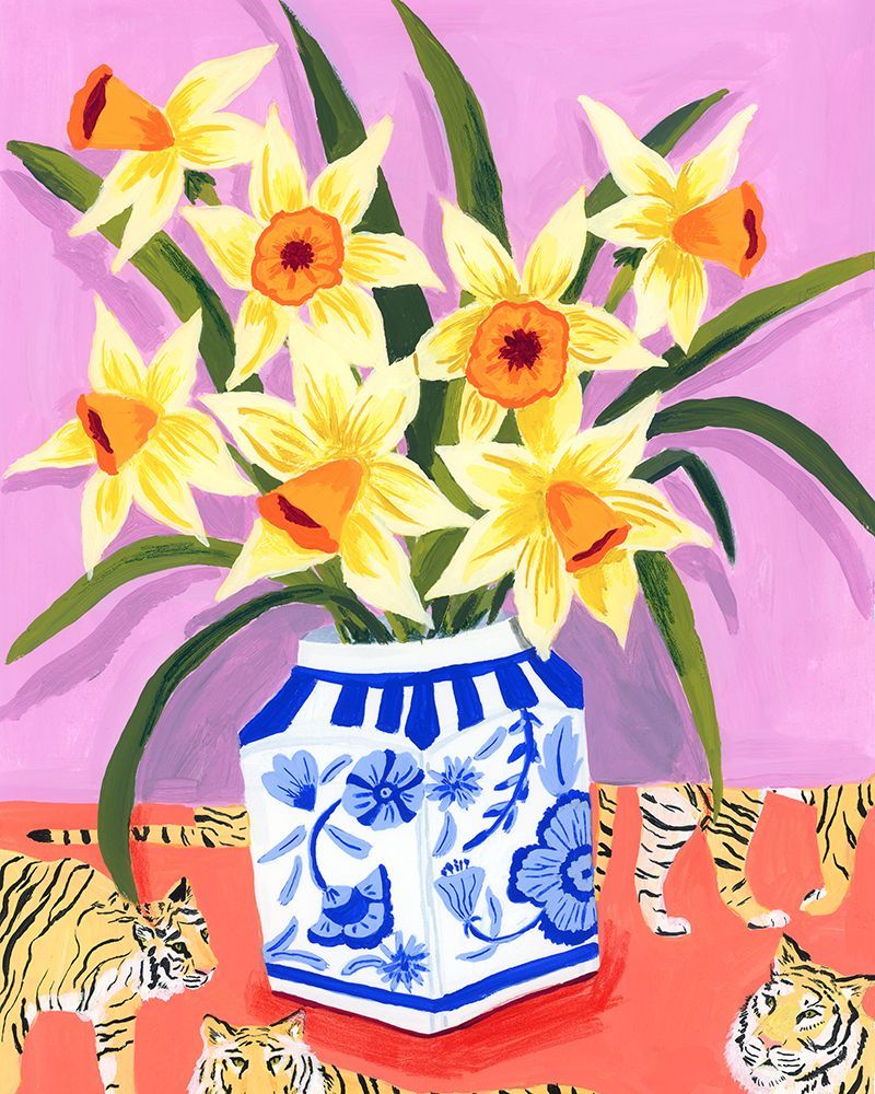 Daffodils art print by Sarah Gesek for $57.95 CAD