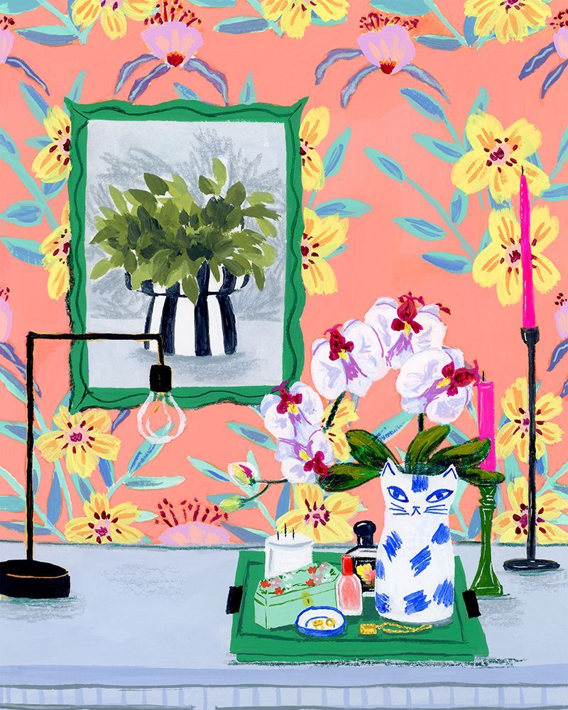 Funky Wallpaper art print by Sarah Gesek for $57.95 CAD
