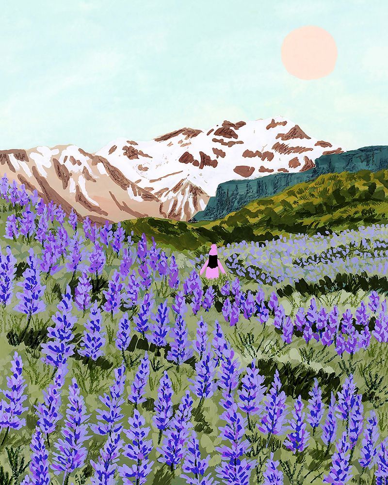 Lupine art print by Sarah Gesek for $57.95 CAD