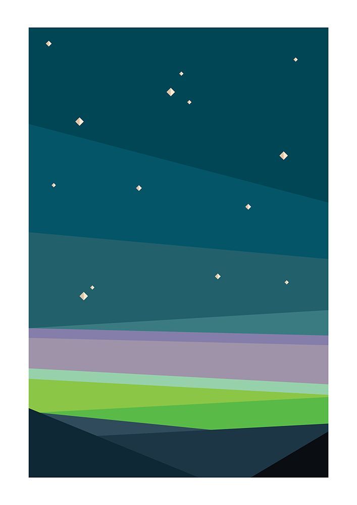 Northern Lights art print by Frankie Kerr-Dineen for $57.95 CAD