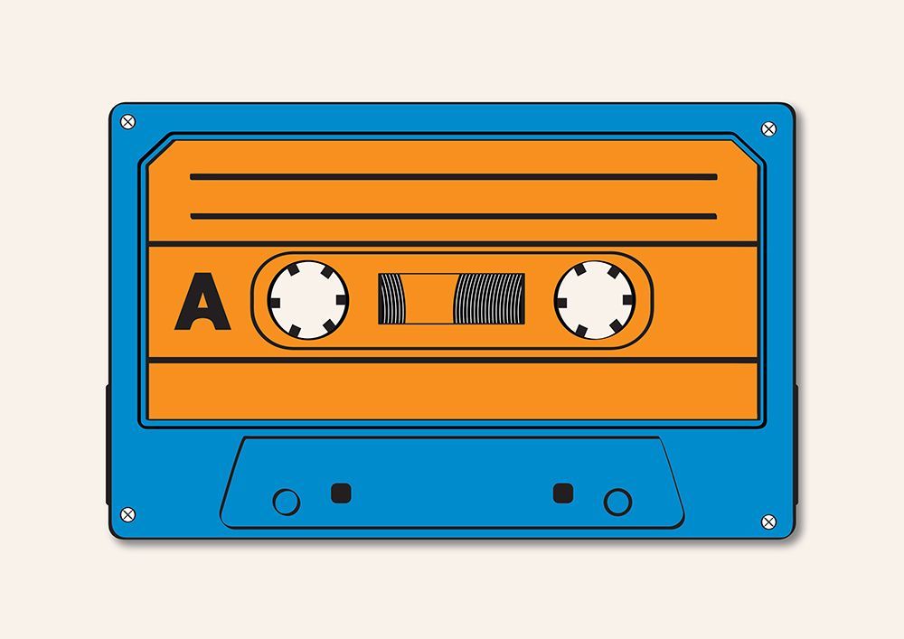 Blue Tape Cassette art print by Frankie Kerr-Dineen for $57.95 CAD