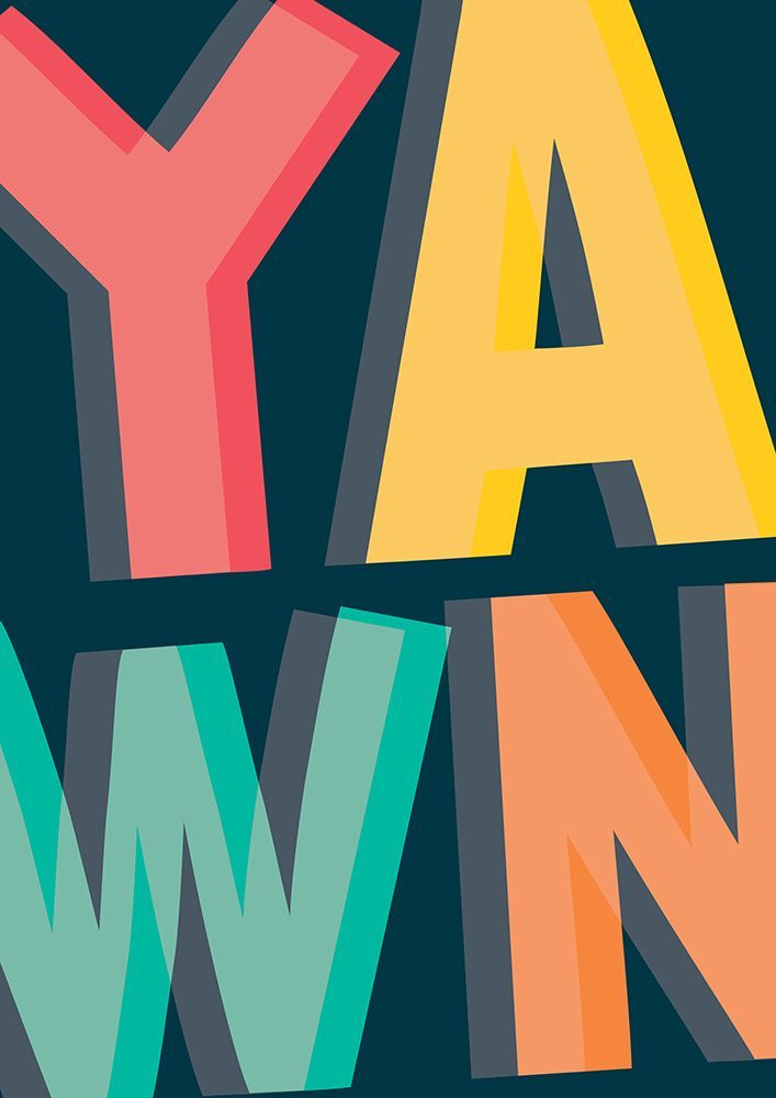 Yawn art print by Frankie Kerr-Dineen for $57.95 CAD