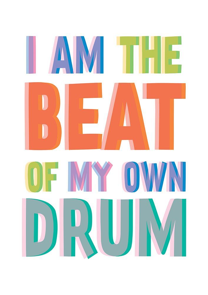 I Am The Beat Of My Own Drum art print by Frankie Kerr-Dineen for $57.95 CAD