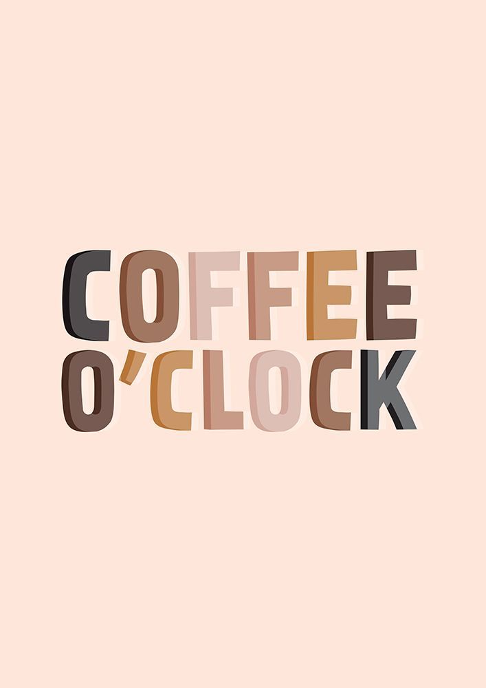 Coffee OClock art print by Frankie Kerr-Dineen for $57.95 CAD