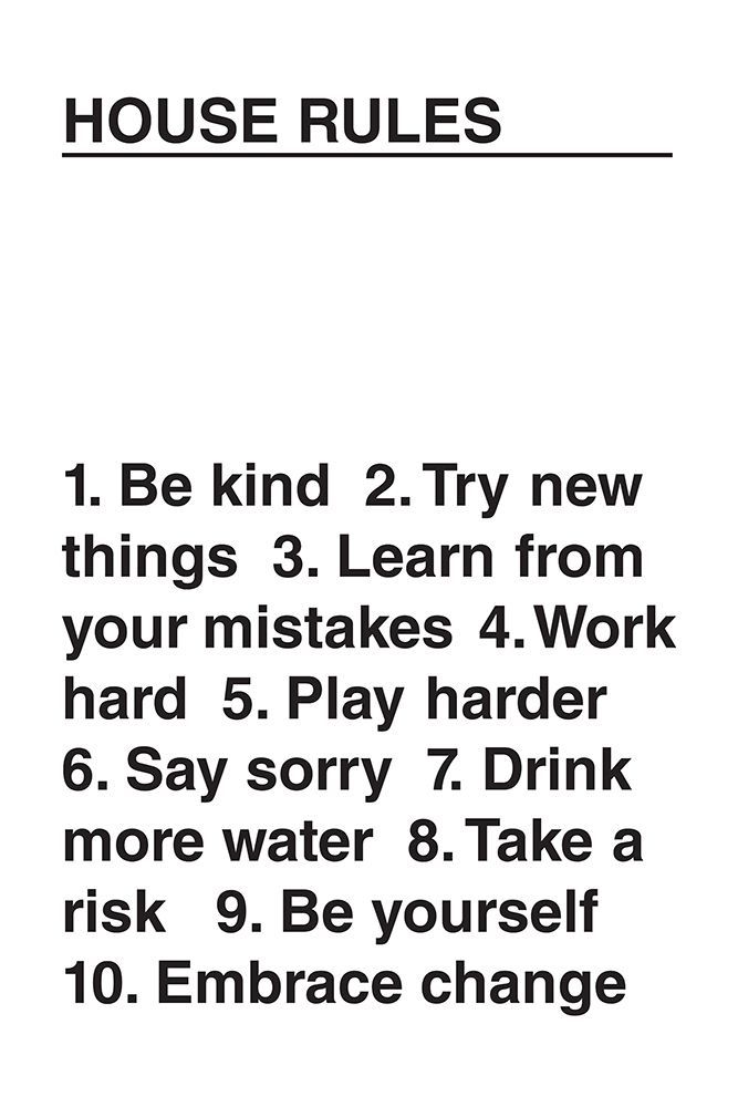 House Rules art print by Frankie Kerr-Dineen for $57.95 CAD