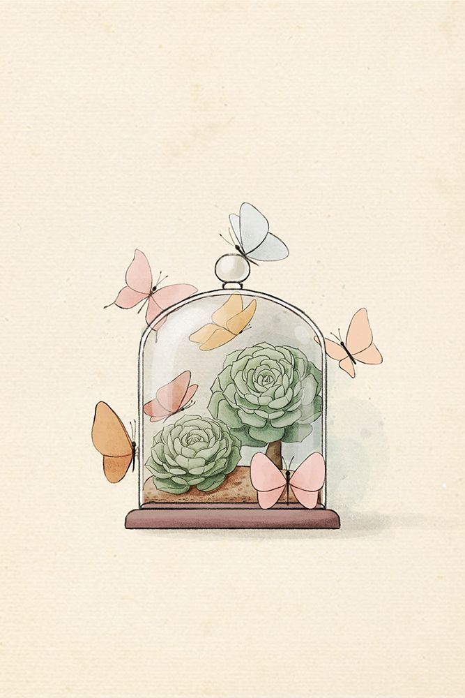 Succulent Fairy Plant Lock art print by Xuan Thai for $57.95 CAD