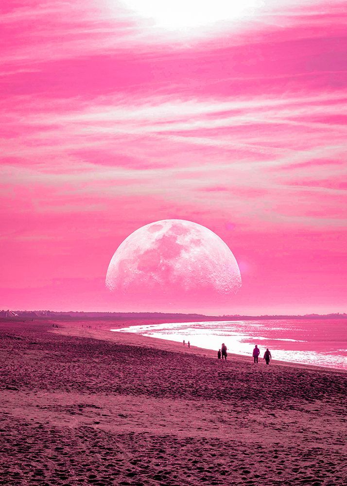 Pink Beach art print by Al Barizi for $57.95 CAD