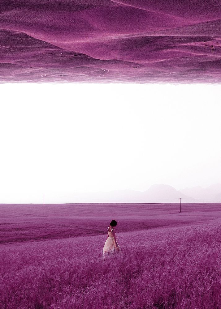 Purple Fields art print by Al Barizi for $57.95 CAD