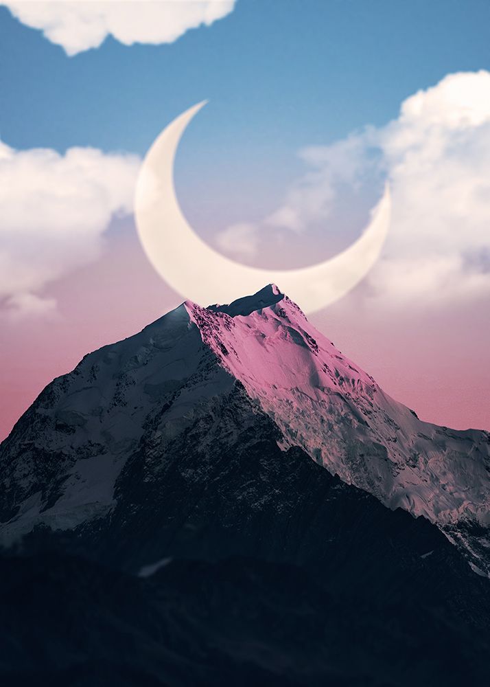 Moon Mount art print by Al Barizi for $57.95 CAD