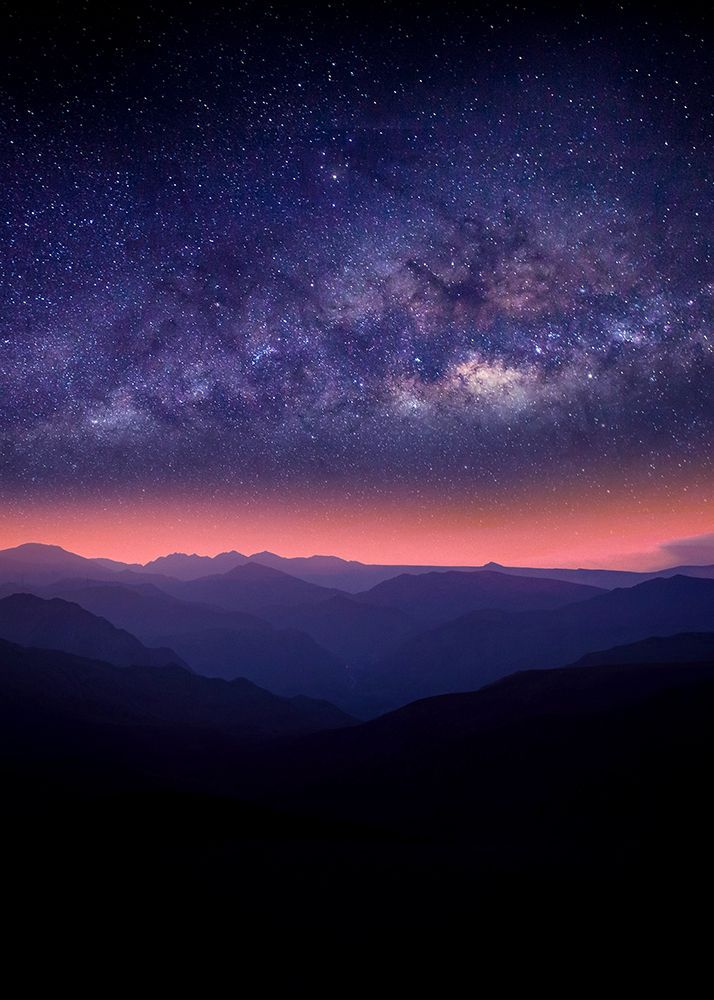 Mountains and Stars art print by Al Barizi for $57.95 CAD
