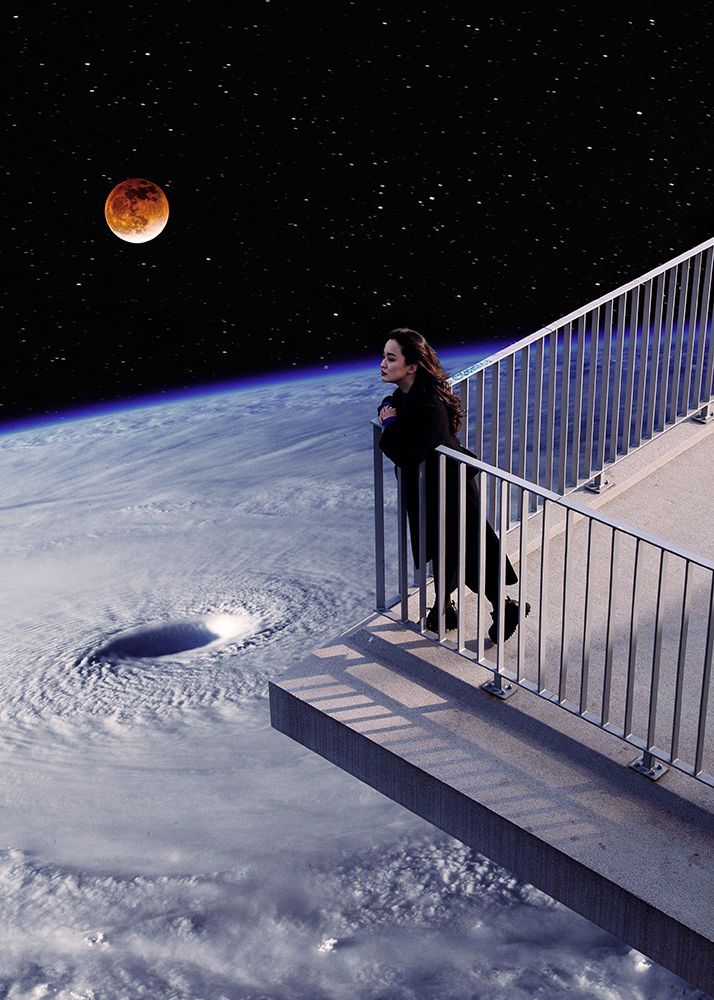 Woman In The Space art print by Al Barizi for $57.95 CAD