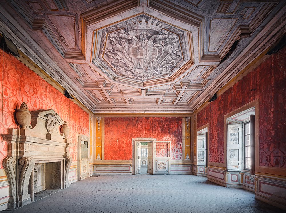Abandoned Red Room art print by Roman Robroek for $57.95 CAD
