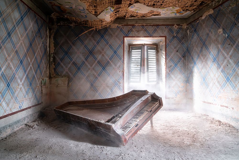 Broken Piano art print by Roman Robroek for $57.95 CAD