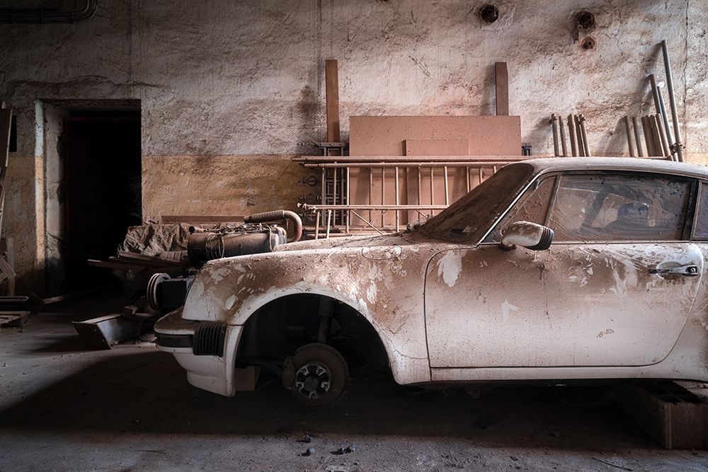 Dusty Porsche art print by Roman Robroek for $57.95 CAD