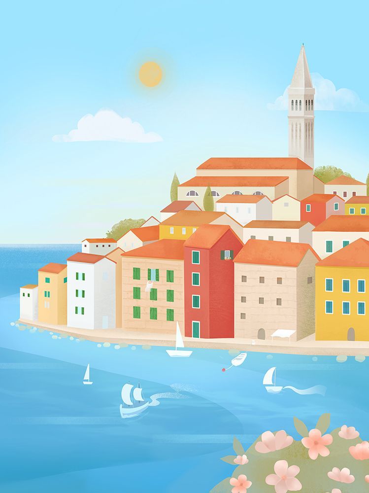 Rovinj art print by Petra Lizde for $57.95 CAD