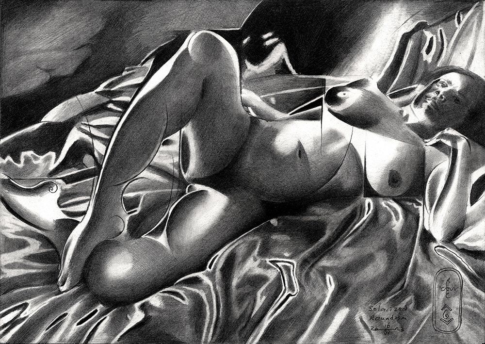 Solarized Roundism 16 06 23 art print by Corne Akkers for $57.95 CAD