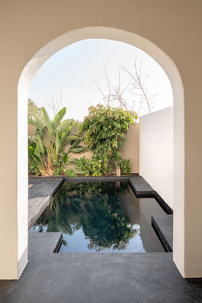 The Istoria Hotel Pool art print by Minorstep for $57.95 CAD
