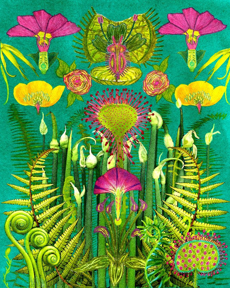 Electric Meadow.png art print by Giovanna Nicolo for $57.95 CAD