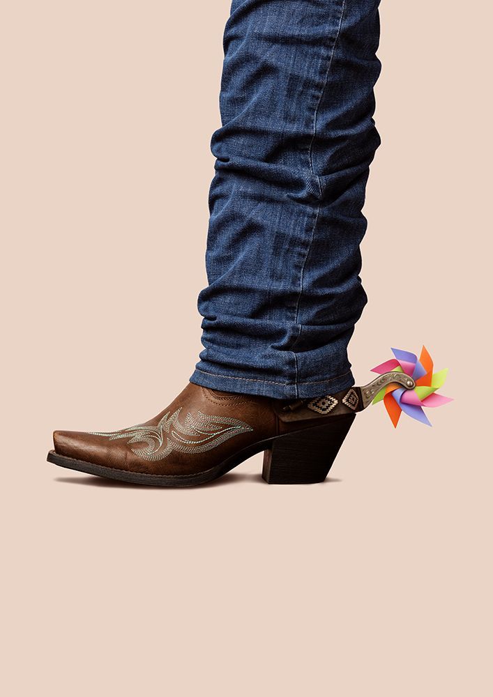 Not Serious Cowboy art print by Artem Pozdniakov for $57.95 CAD