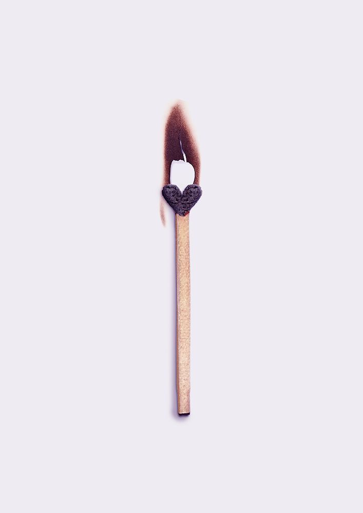 Burned love art print by Artem Pozdniakov for $57.95 CAD