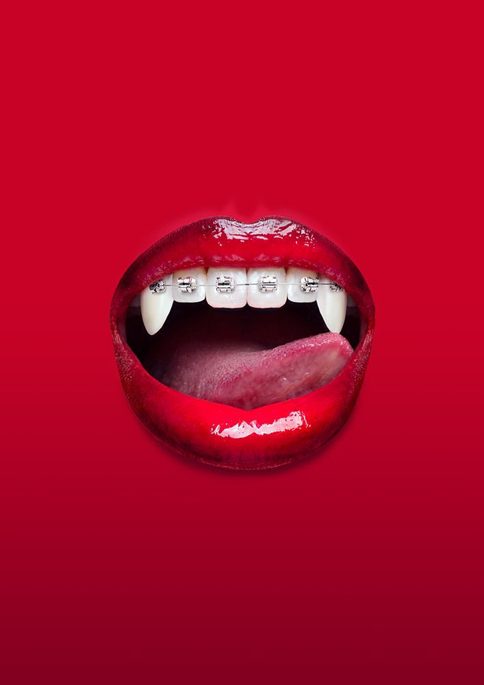Vampire braces art print by Artem Pozdniakov for $57.95 CAD