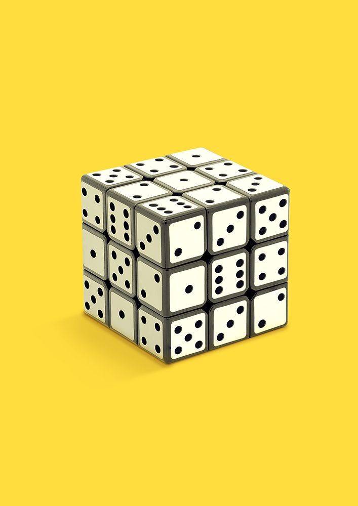 Not Rubiks cube art print by Artem Pozdniakov for $57.95 CAD