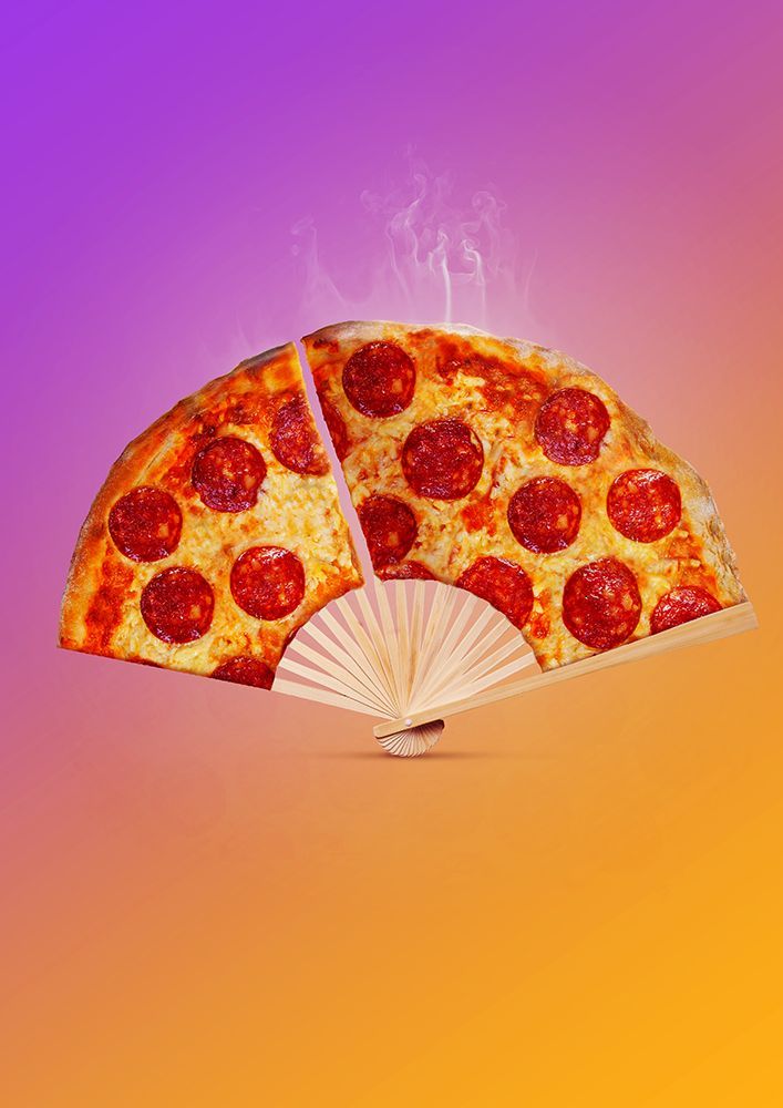 Pizza Fan art print by Artem Pozdniakov for $57.95 CAD