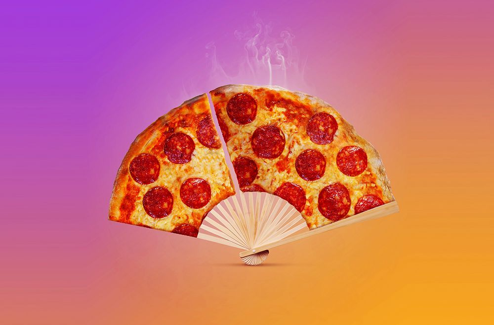 Pizza Fan art print by Artem Pozdniakov for $57.95 CAD