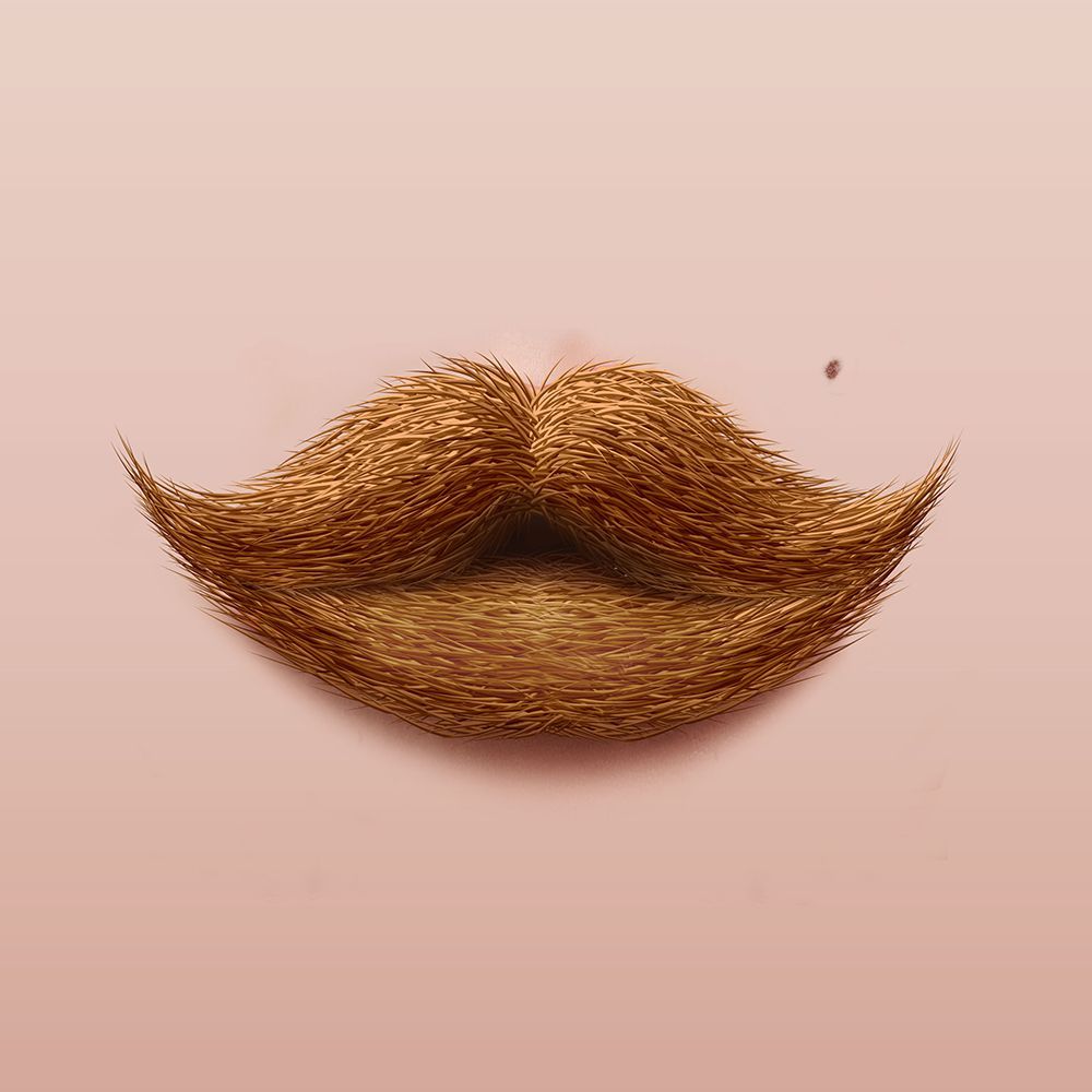 Moustache Kiss art print by Artem Pozdniakov for $57.95 CAD