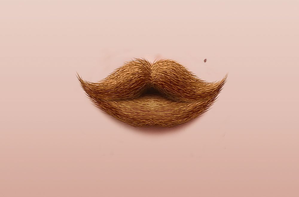 Moustache Kiss art print by Artem Pozdniakov for $57.95 CAD
