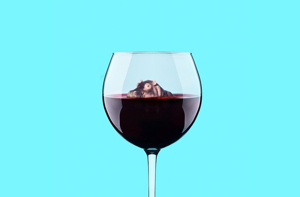 Dive in Wine art print by Artem Pozdniakov for $57.95 CAD