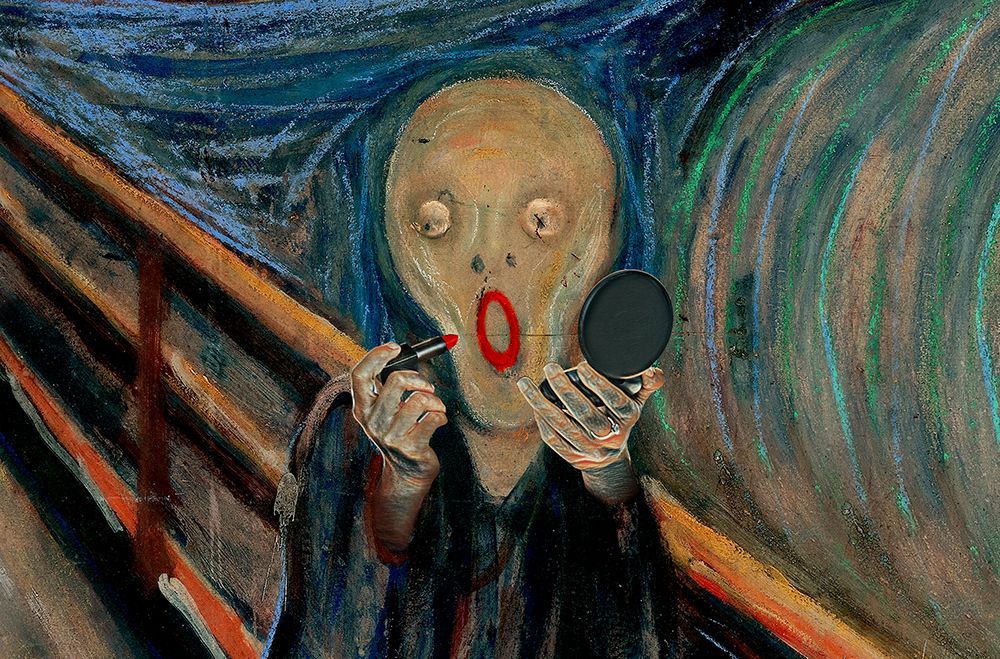 Screaming Make Up art print by Artem Pozdniakov for $57.95 CAD