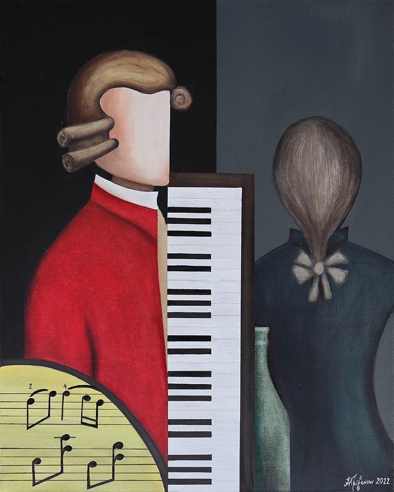 Mozart and Salieri art print by Alexander Trifonov for $57.95 CAD