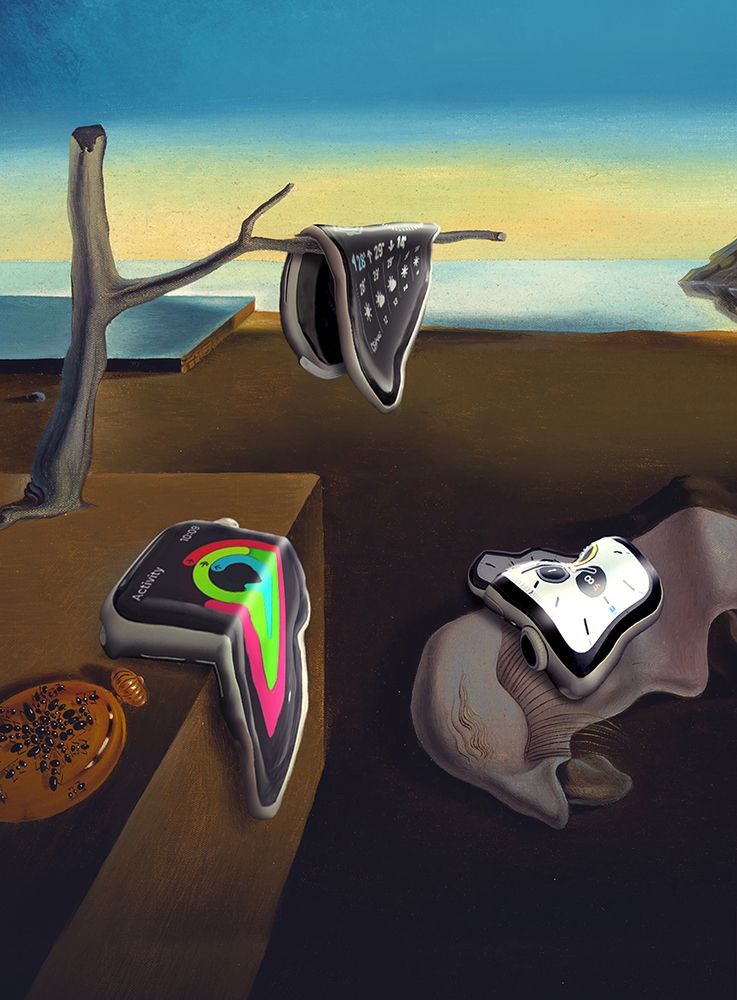 The Persistence of Iwatch art print by Artem Pozdniakov for $57.95 CAD