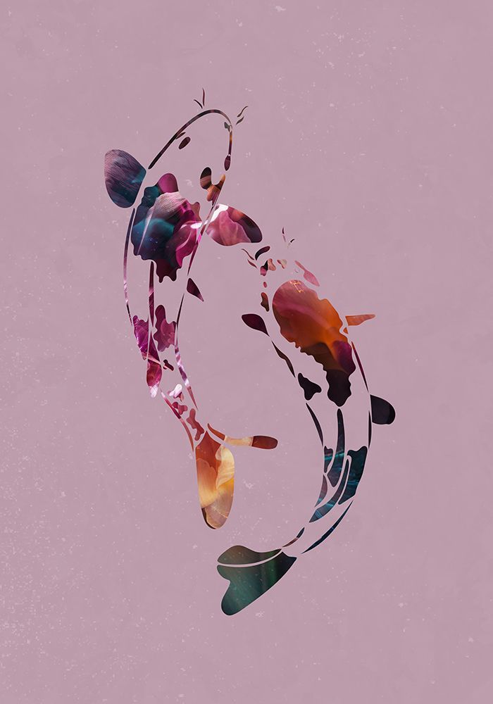 Koi Fish Abstract art print by Sarah Manovski for $57.95 CAD