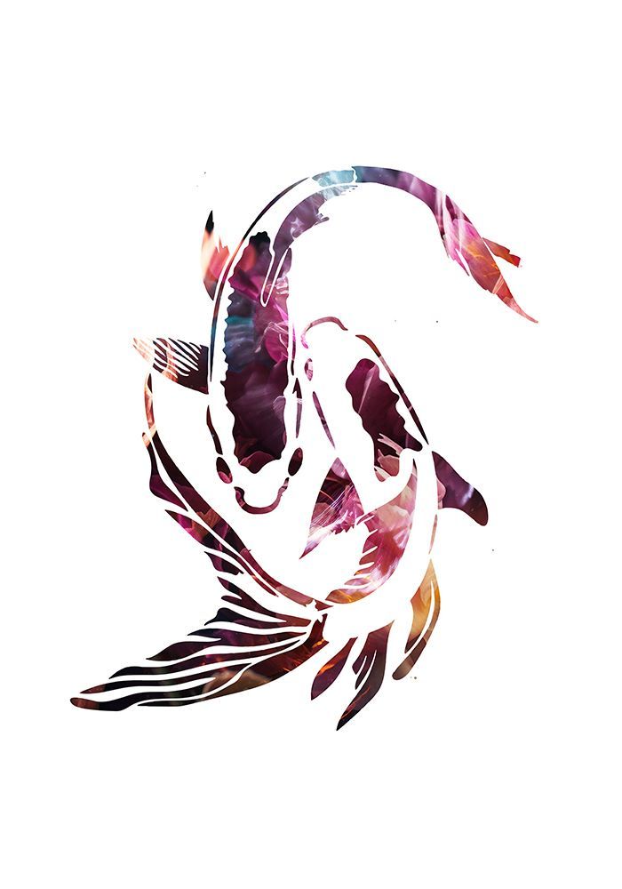 Vibrant Koi Fish art print by Sarah Manovski for $57.95 CAD
