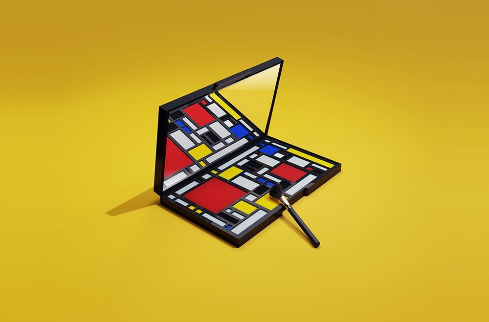 Mondrian Makeup art print by Artem Pozdniakov for $57.95 CAD