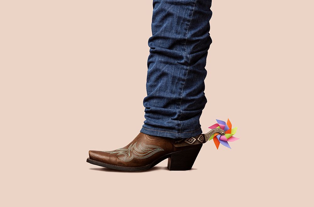 Not Serious Cowboy art print by Artem Pozdniakov for $57.95 CAD