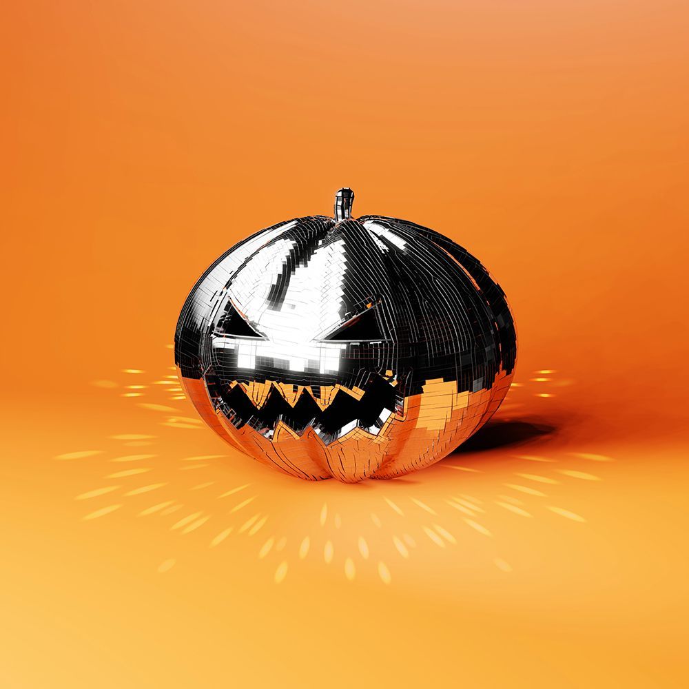 Disco Pumpkin art print by Artem Pozdniakov for $57.95 CAD