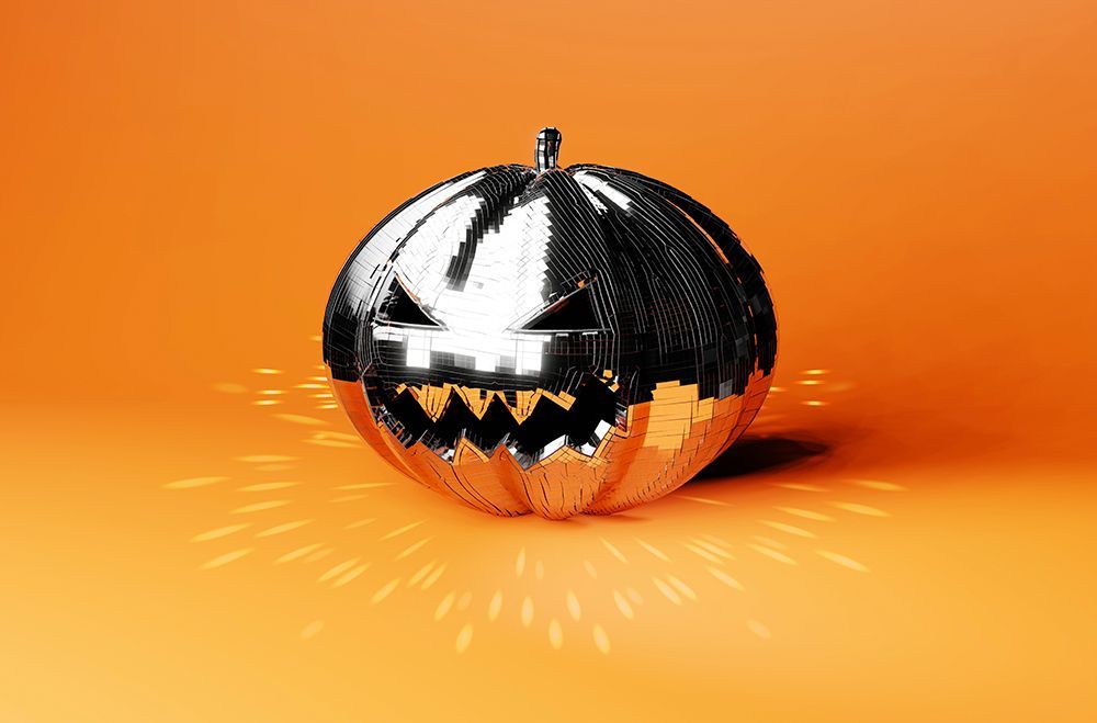 Disco Pumpkin art print by Artem Pozdniakov for $57.95 CAD
