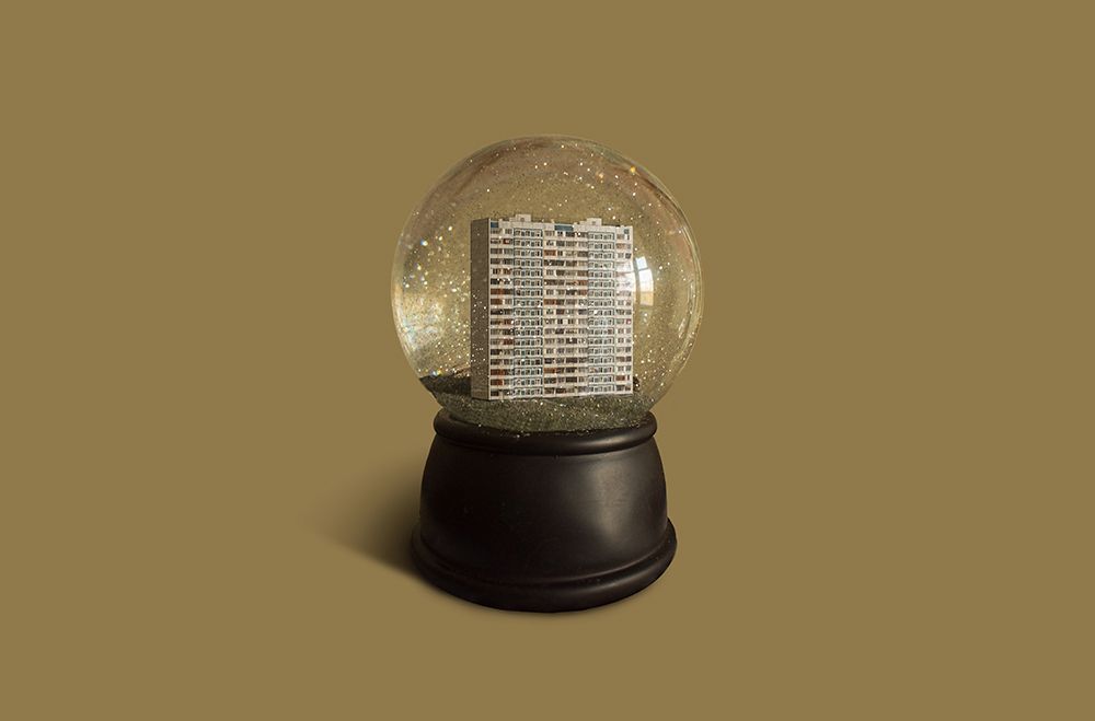 Urban Snow Globe art print by Artem Pozdniakov for $57.95 CAD