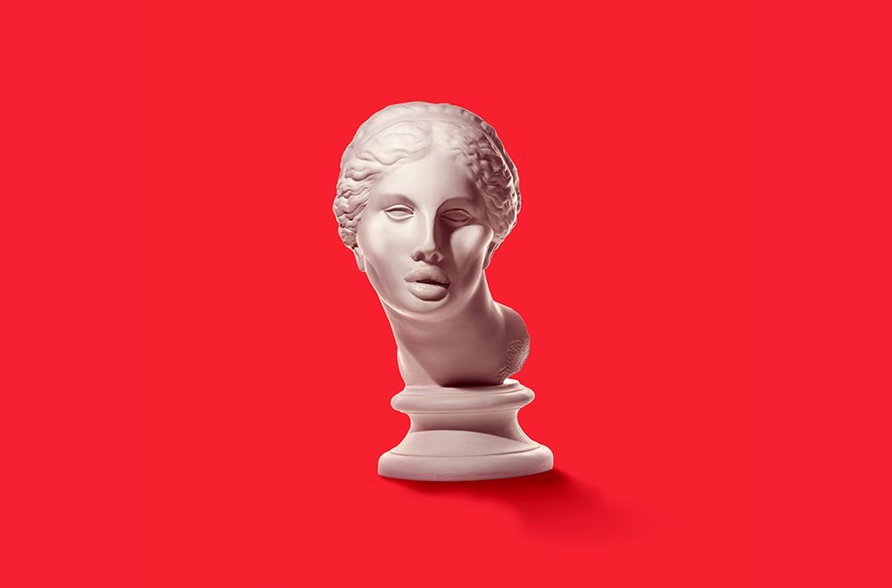 Elegant Classical Bust art print by Artem Pozdniakov for $57.95 CAD