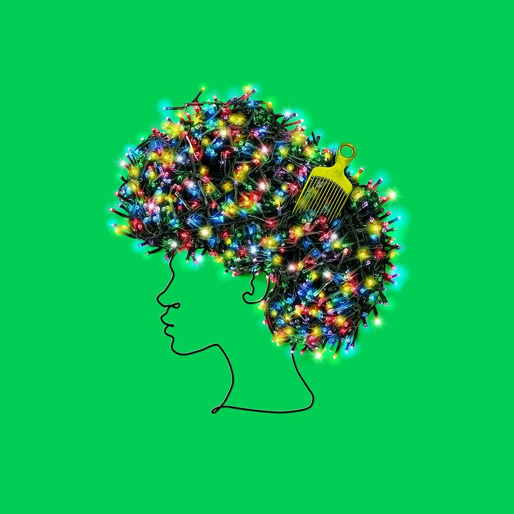 Afro Lights art print by Artem Pozdniakov for $57.95 CAD