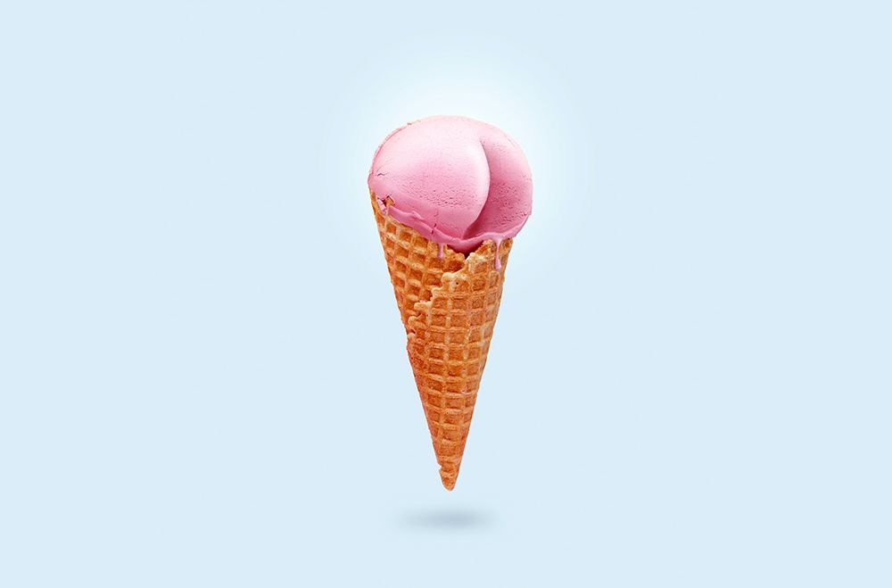 Ass Cream art print by Artem Pozdniakov for $57.95 CAD