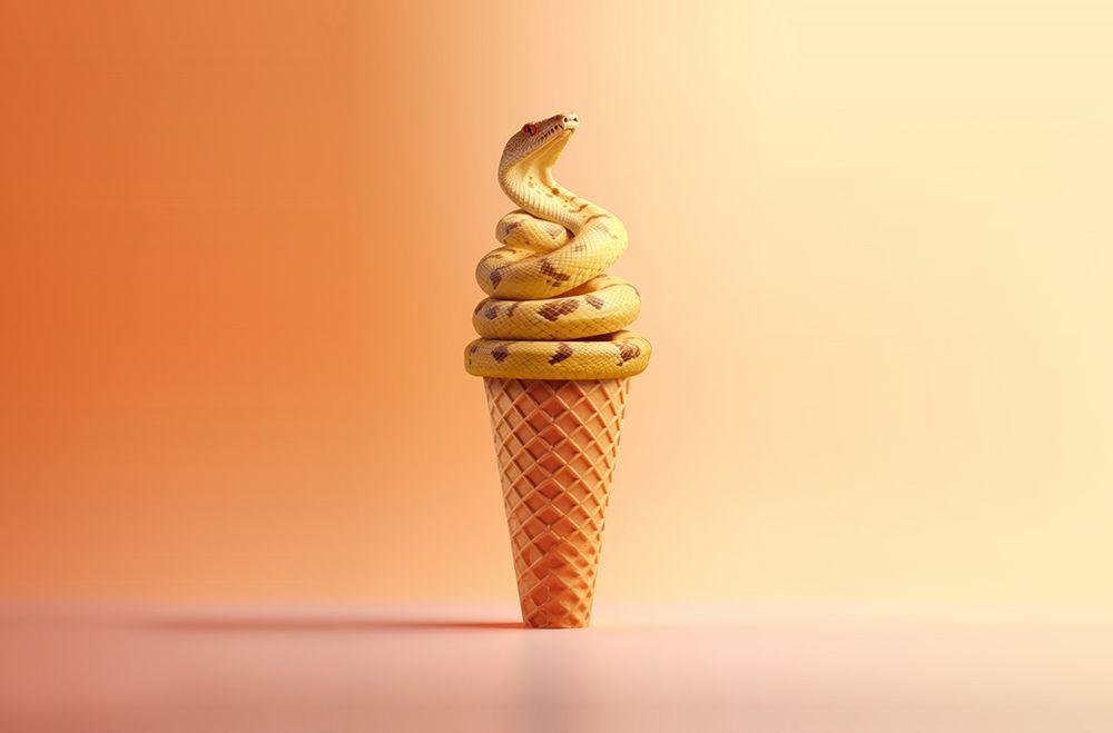 Snake Cream art print by Artem Pozdniakov for $57.95 CAD
