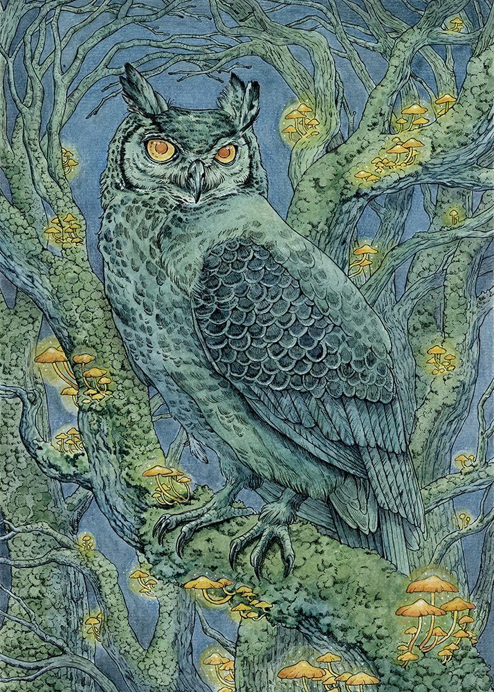 Forest Lights art print by Lea Chaillaud for $57.95 CAD