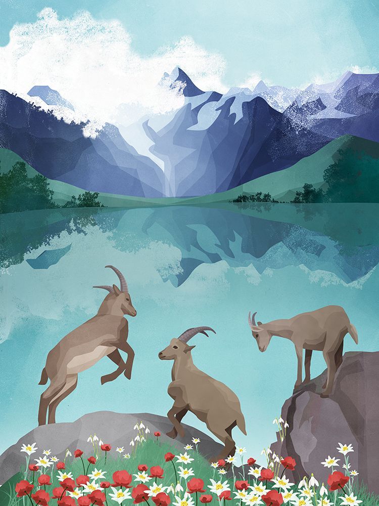 The Hills Are Alive art print by Goed Blauw for $57.95 CAD