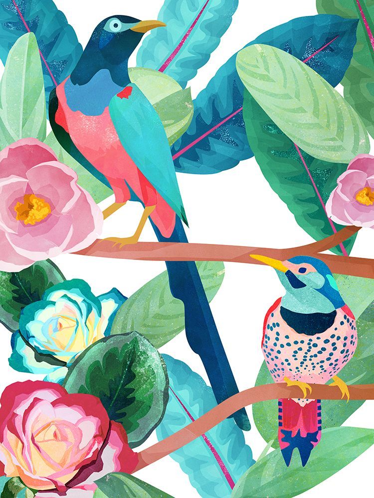 Birds of Spring art print by Goed Blauw for $57.95 CAD